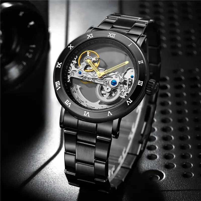 Forsining 208S Men's Leather Waterproof Watch