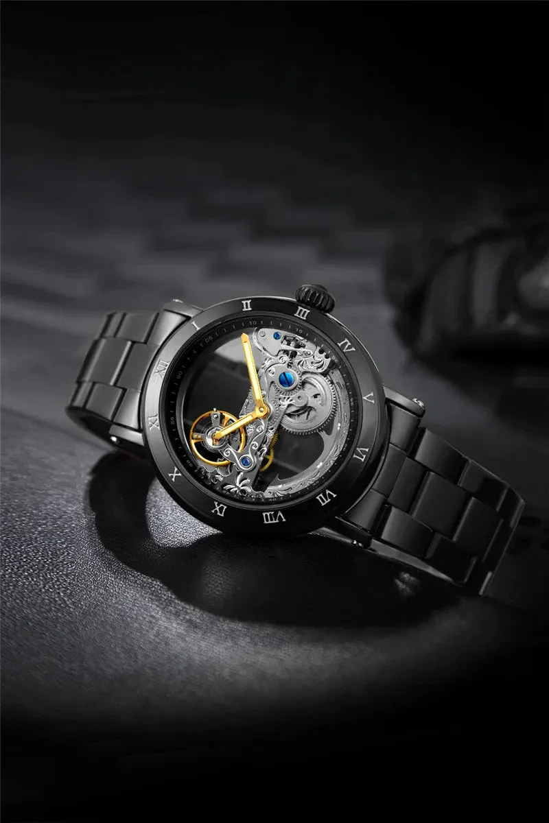 Forsining 208S Men's Leather Waterproof Watch