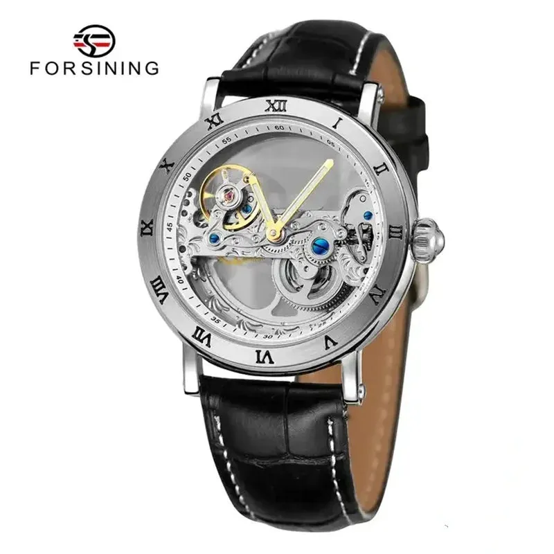 Forsining 208S Men's Leather Waterproof Watch