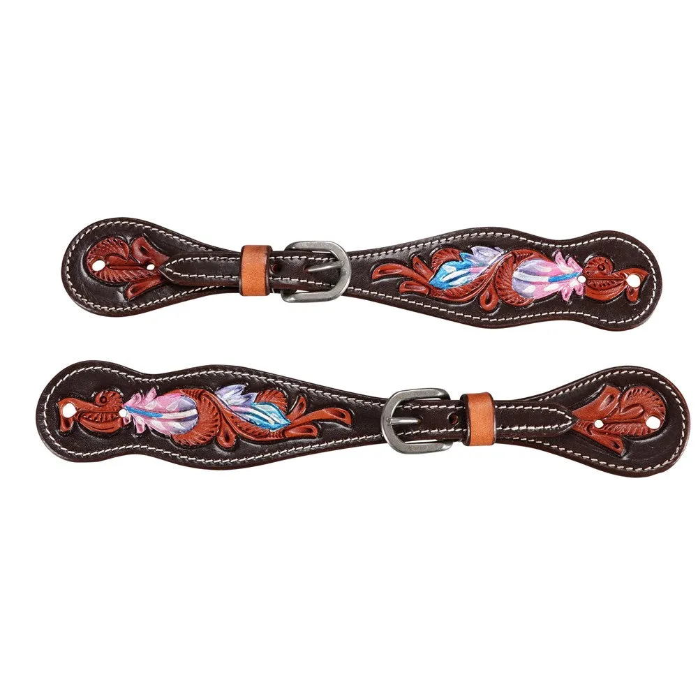 Fort Worth Pink Apache Spur Straps