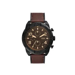 Fossil Bronson Men's Watch with Stainless Steel Bracelet or Genuine Leather Band