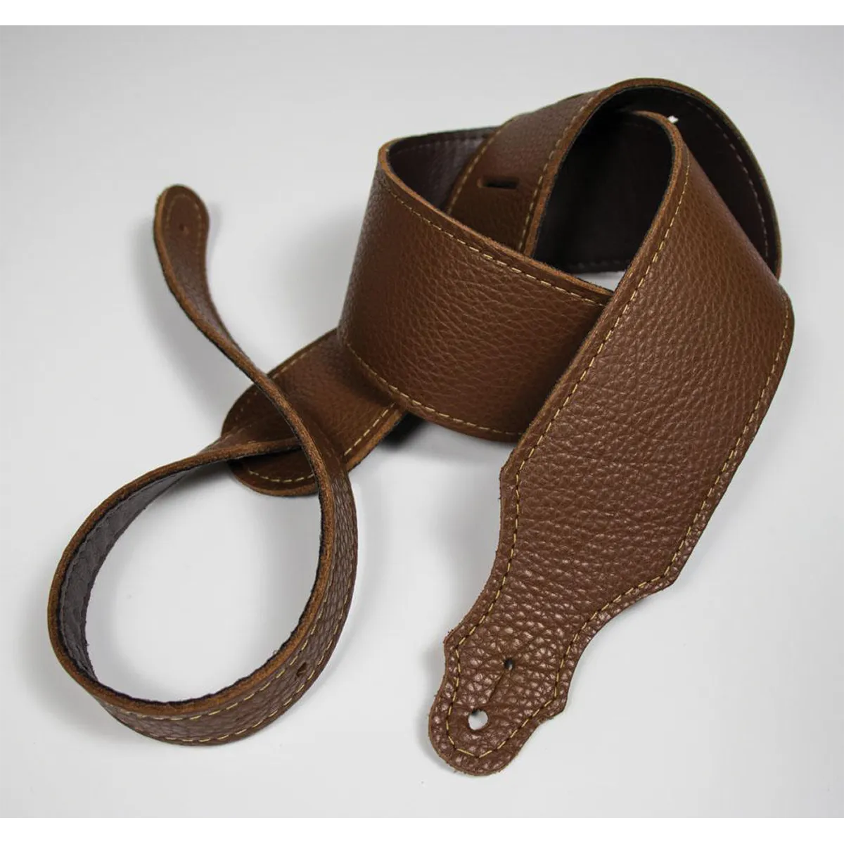 Franklin 2.5 Inch Caramel Purist Leather Strap with Buck Backing