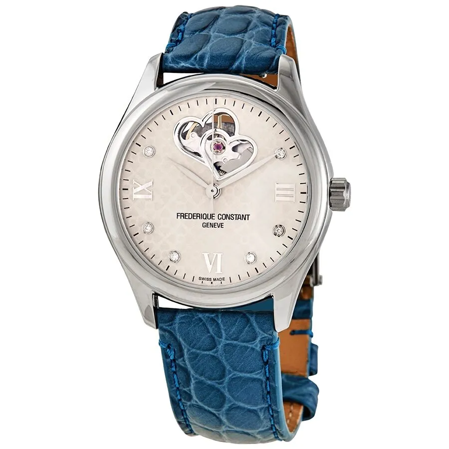Frederique Constant Double Heart Beat Automatic Diamond Ladies Watch FC-310LGDHB3B6