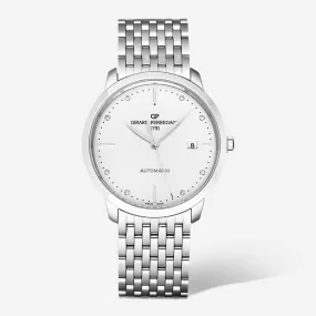 Girard-Perregaux 1966 Silver Dial Stainless Steel Automatic Ladies Watch 49555-11-1A1-11A