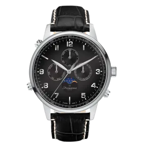 Globetrotter Moon Phase Black