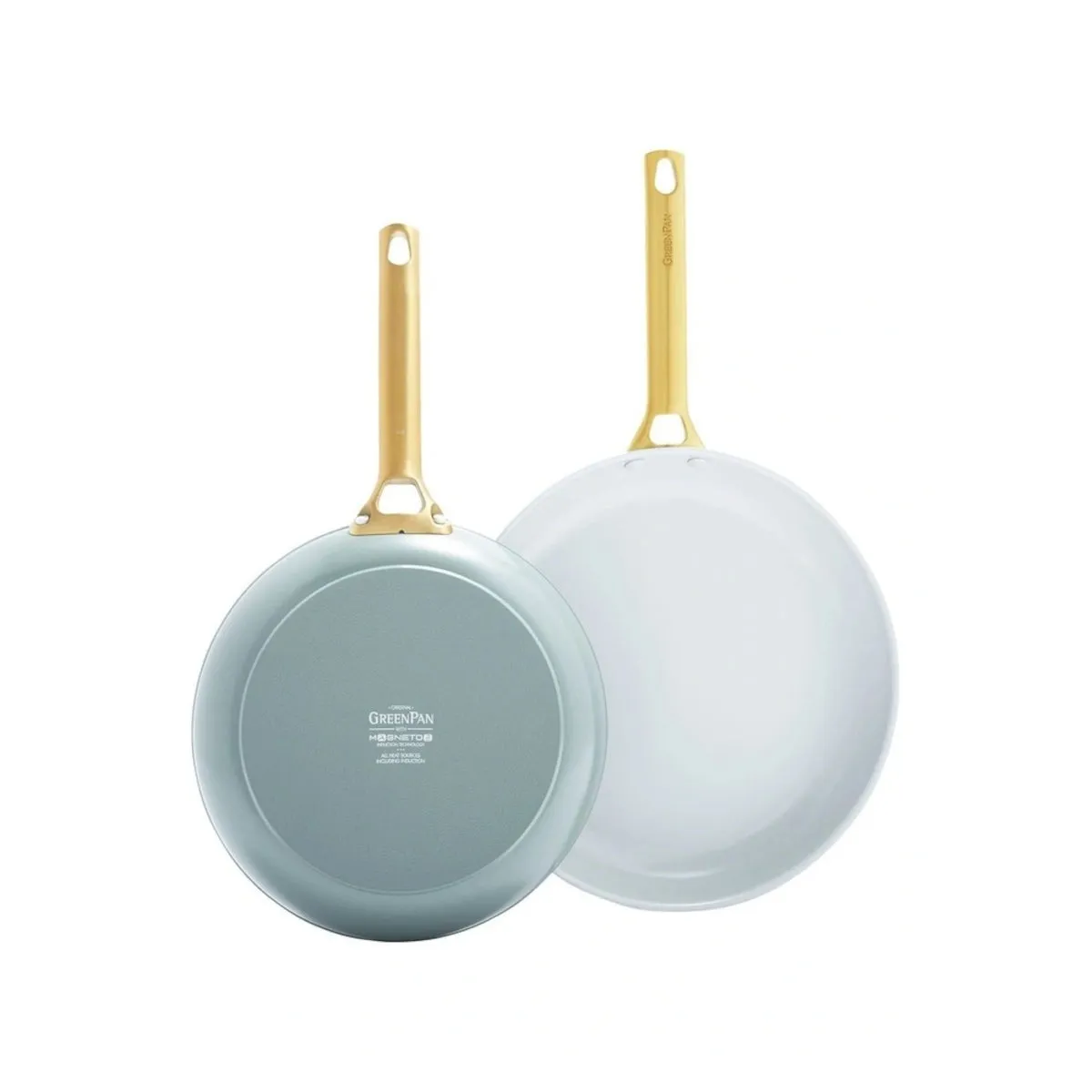 GreenPan Padova Frypan Twin Pack Smokey Blue 24cm/30cm