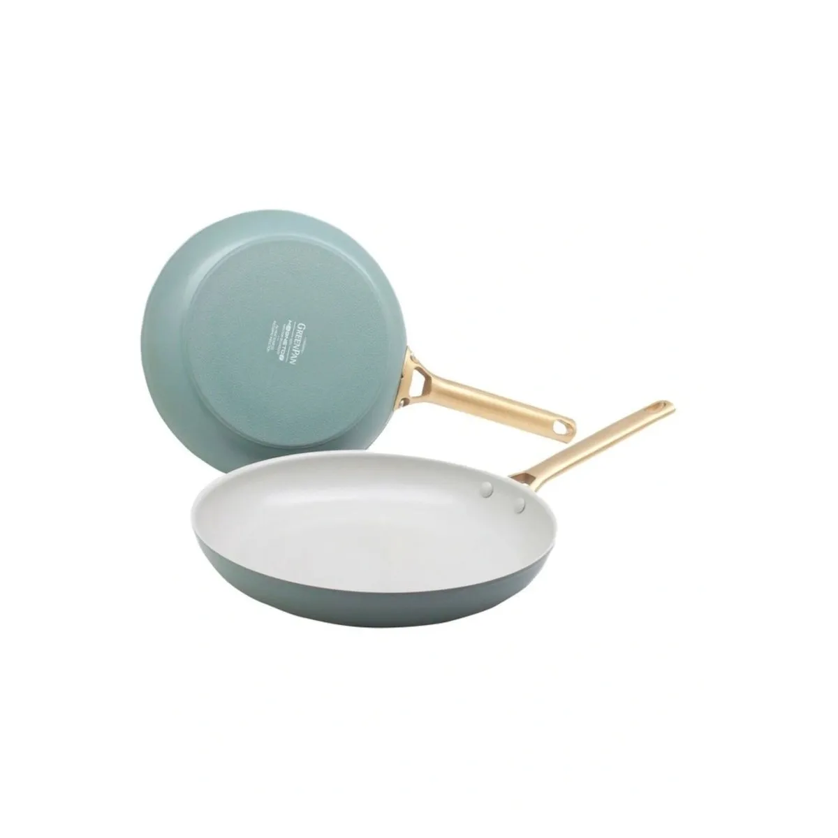 GreenPan Padova Frypan Twin Pack Smokey Blue 24cm/30cm