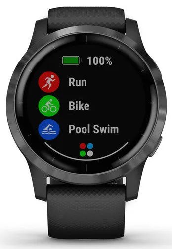 GRM Watch Vivoactive 4 Black With Slate