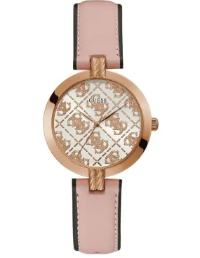 Guess GW0027L2 Pink Leather Strap Women Watches