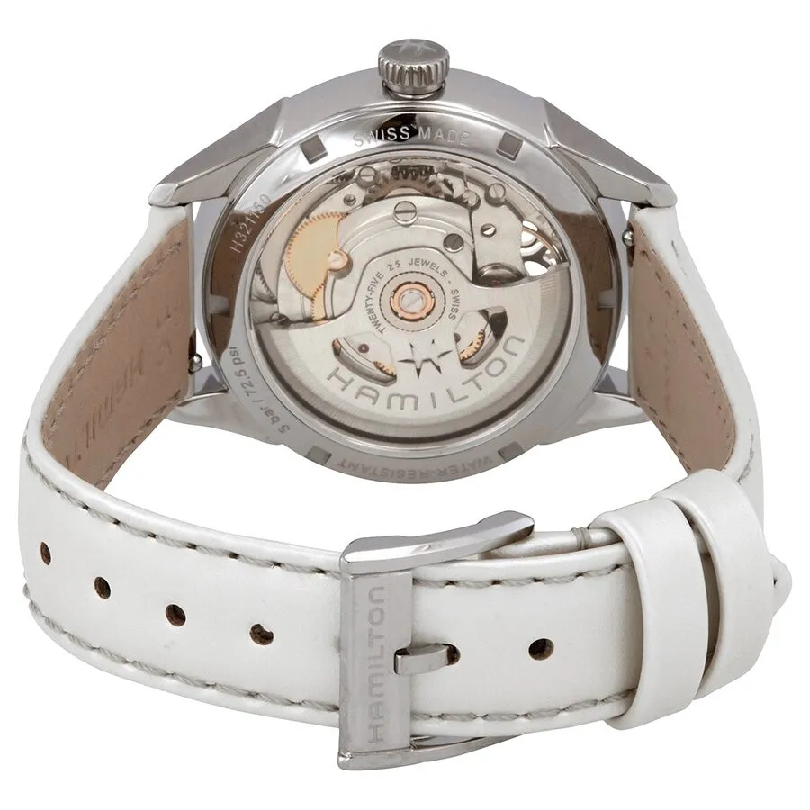 Hamilton Jazzmaster Open Heart Mother of Pearl Dial Ladies Watch H32115892