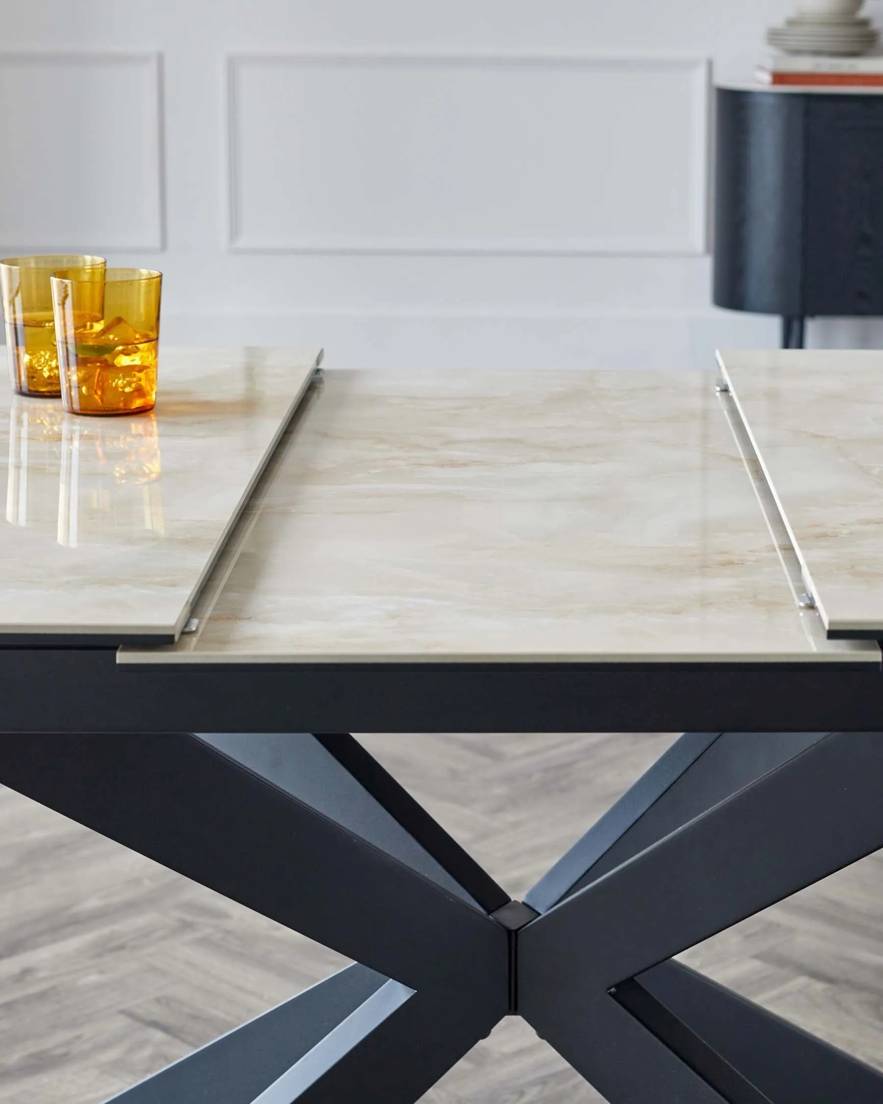 Hayden Natural Ceramic Extending 6 to 8 Seater Dining Table
