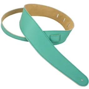 Henry Heller HCAP25-SEA 2.5" Leather Strap, Seafoam