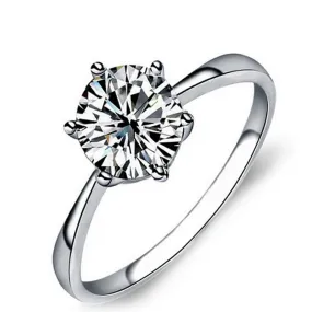 High-Diamond Wedding Engagement Ring