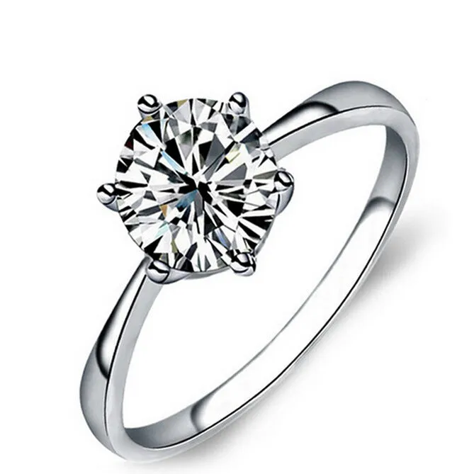 High-Diamond Wedding Engagement Ring