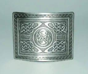Highland Swirl Belt Buckle - Antique Finish