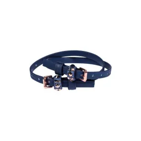 HKM Rose Gold Glamour Biothane Spur Straps