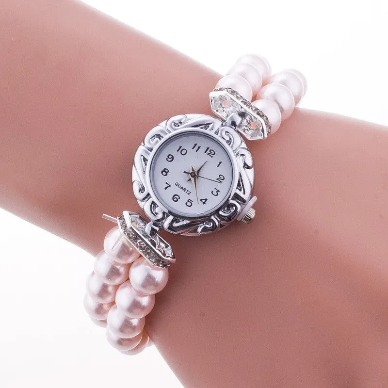 Hot Style Pearl Beads Watch