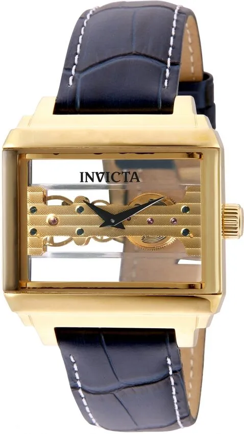 Invicta Objet D Art Hand Wind Gold Dial Men's Watch 32171