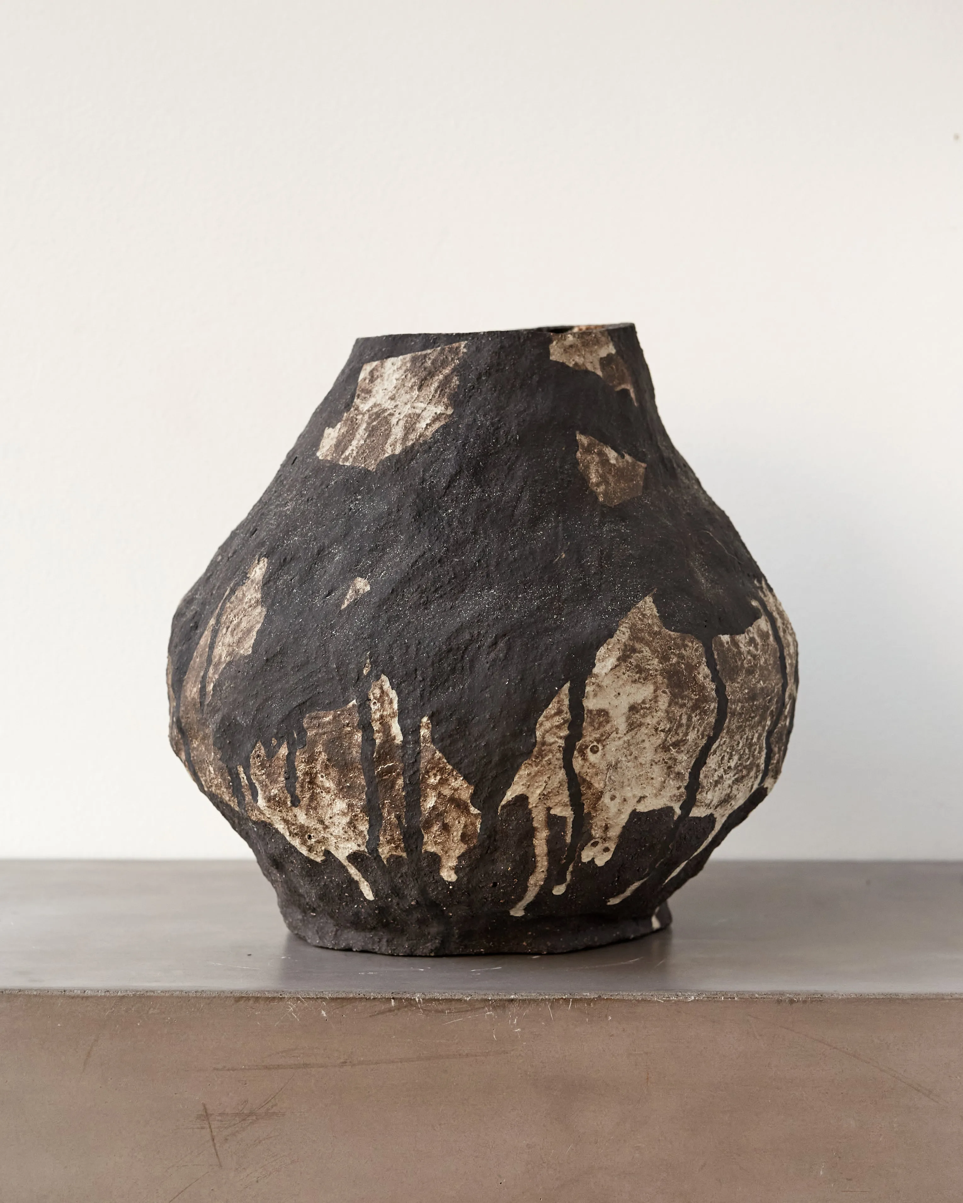 Jojo Corväiá Carved Ceramic Vase, V-1118