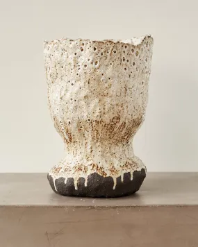 Jojo Corväiá Carved Ceramic Vase, V-1131