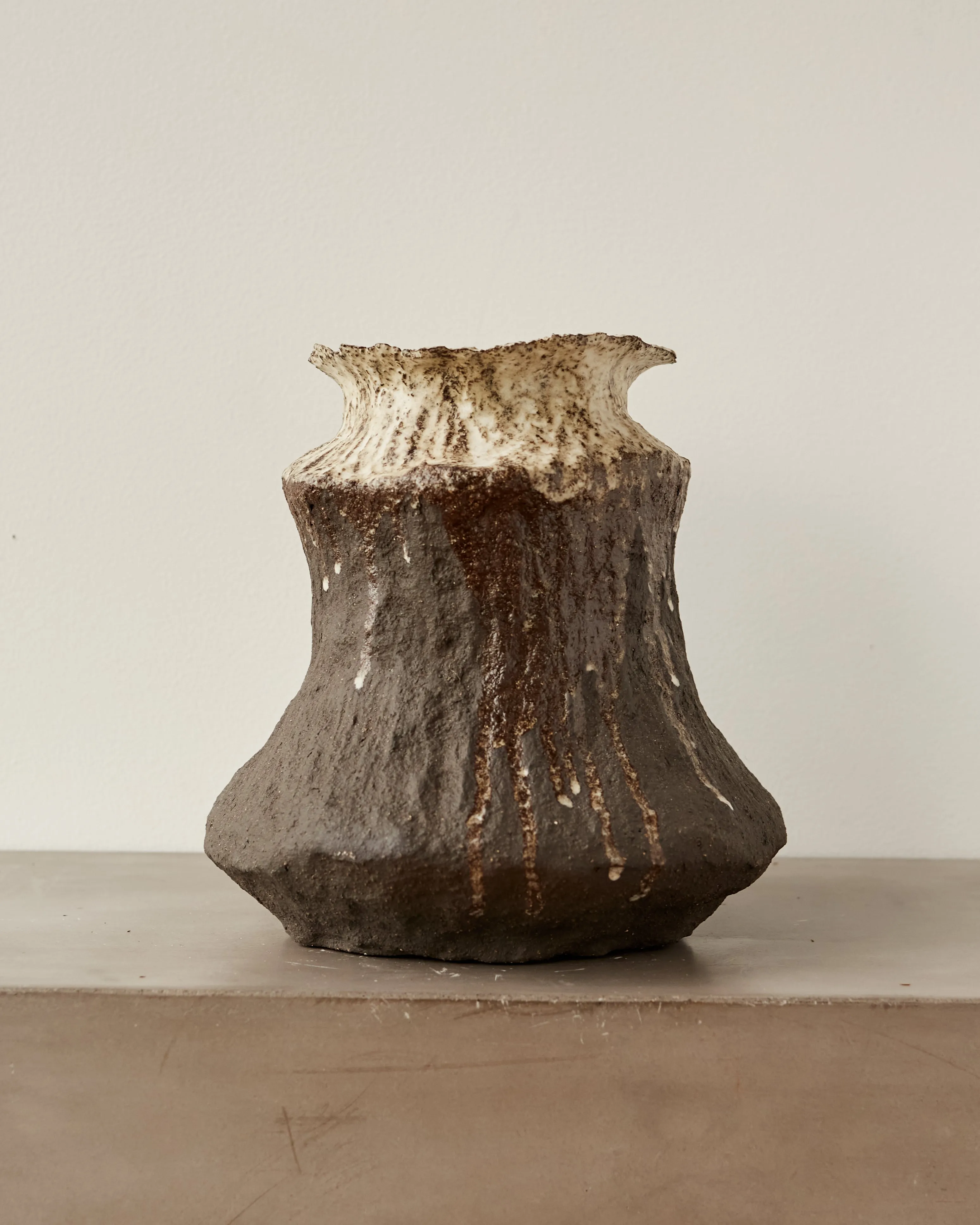 Jojo Corväiá Carved Ceramic Vase, V-1132