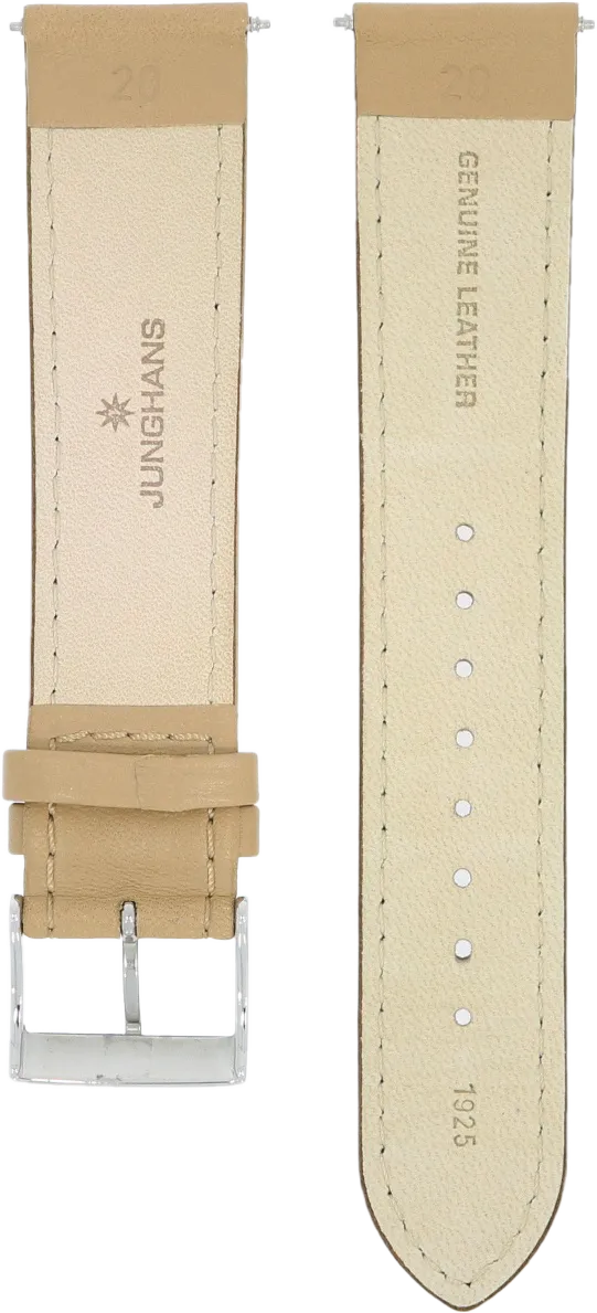 Junghans Sand Leather Strap 20mm