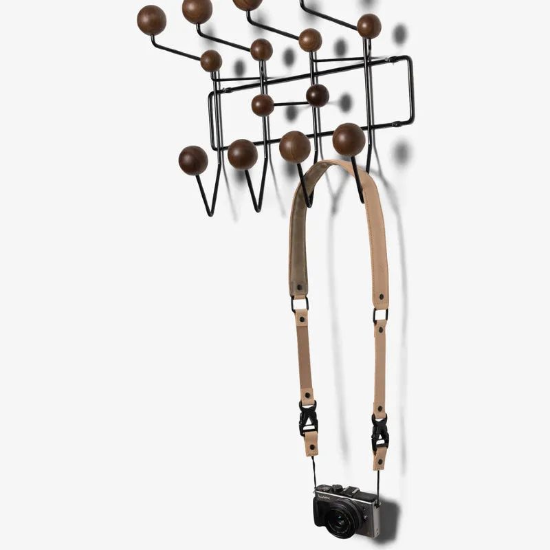 Langly Leather Camera Strap - Tan