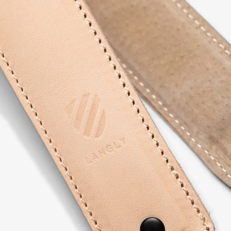 Langly Leather Camera Strap - Tan