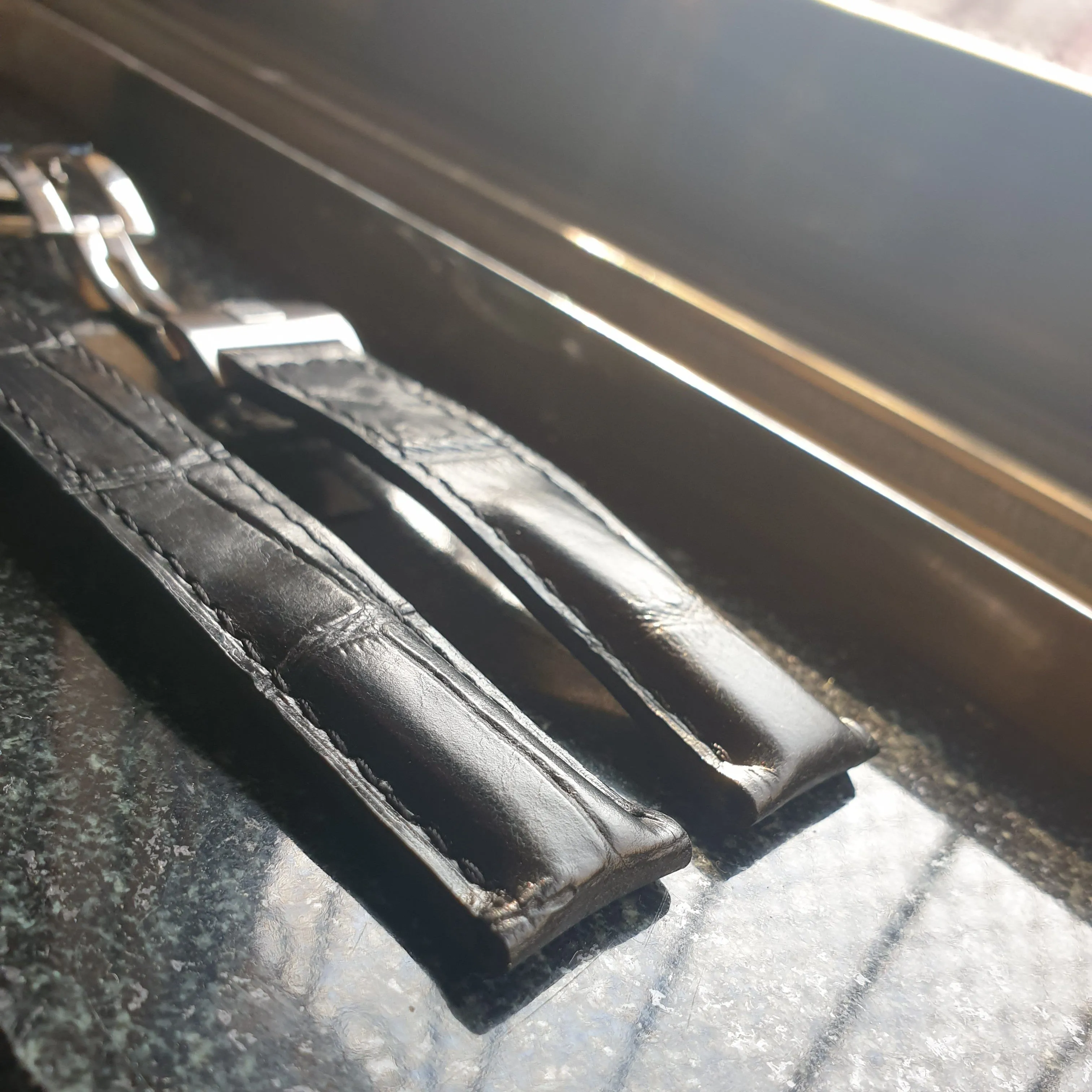 Leather strap for tag heuer carrera