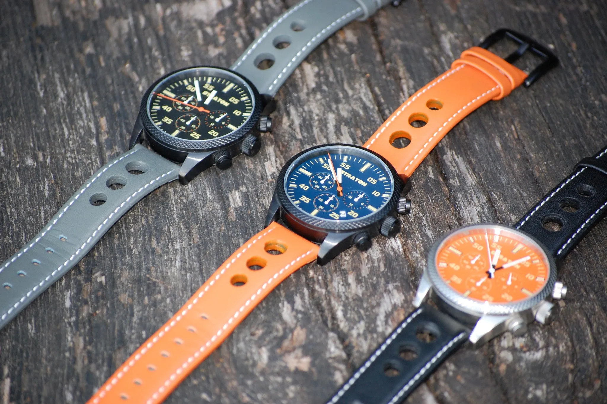 Leather watch straps