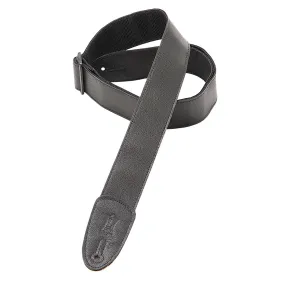 Levy's 2" Leather Slider Strap in Black