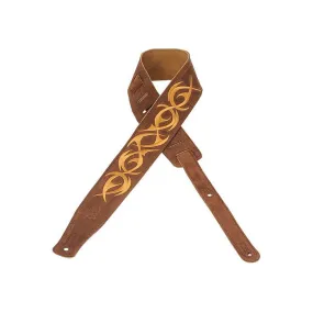 Levy's MS26E-001 Hand-brushed Suede Guitar Strap