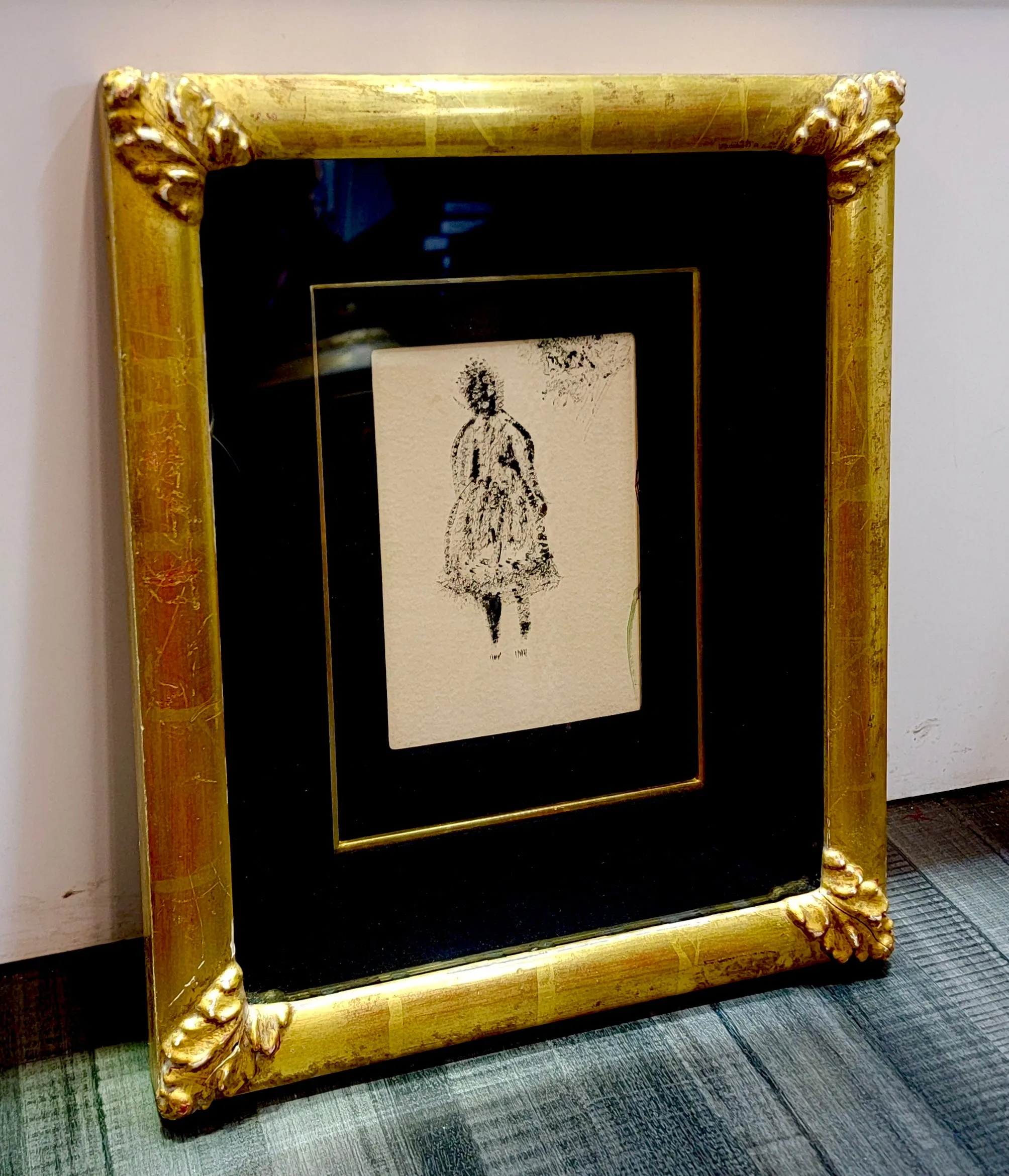 'Lonely' by Marilyn Monroe Original Self Portrait Watercolor 1955- $4M APR w/CoA