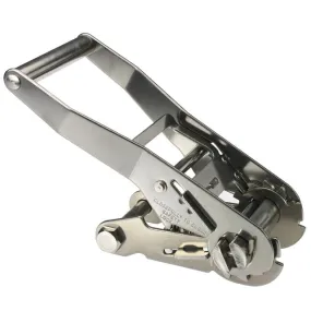 Long Wide Handle Stainless Steel T-304 Ratchet for 2" webbing | 6,600 lbs. BS