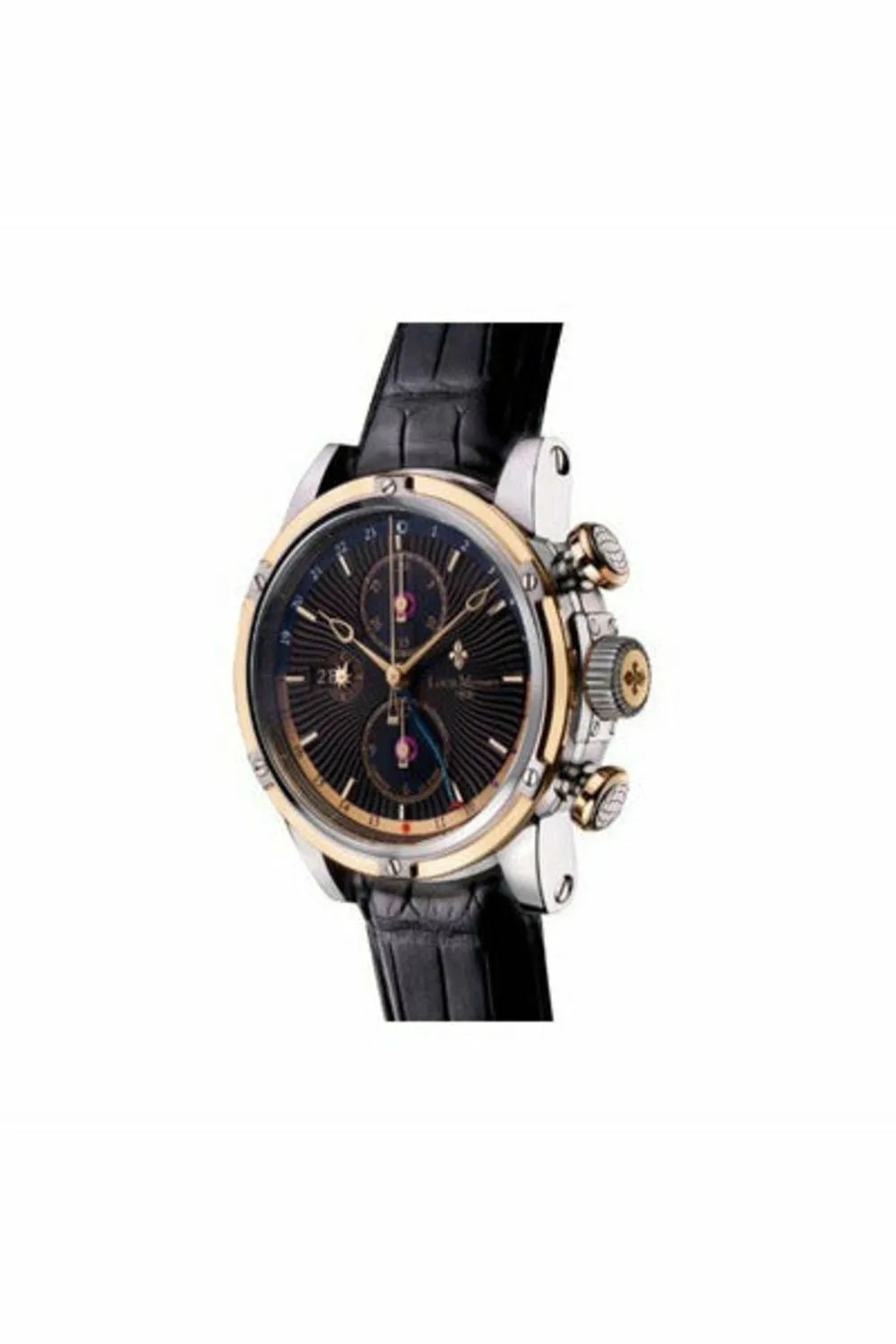 louis moinet geograph 46mm stainless steel limited edition 60 pieces men's watch