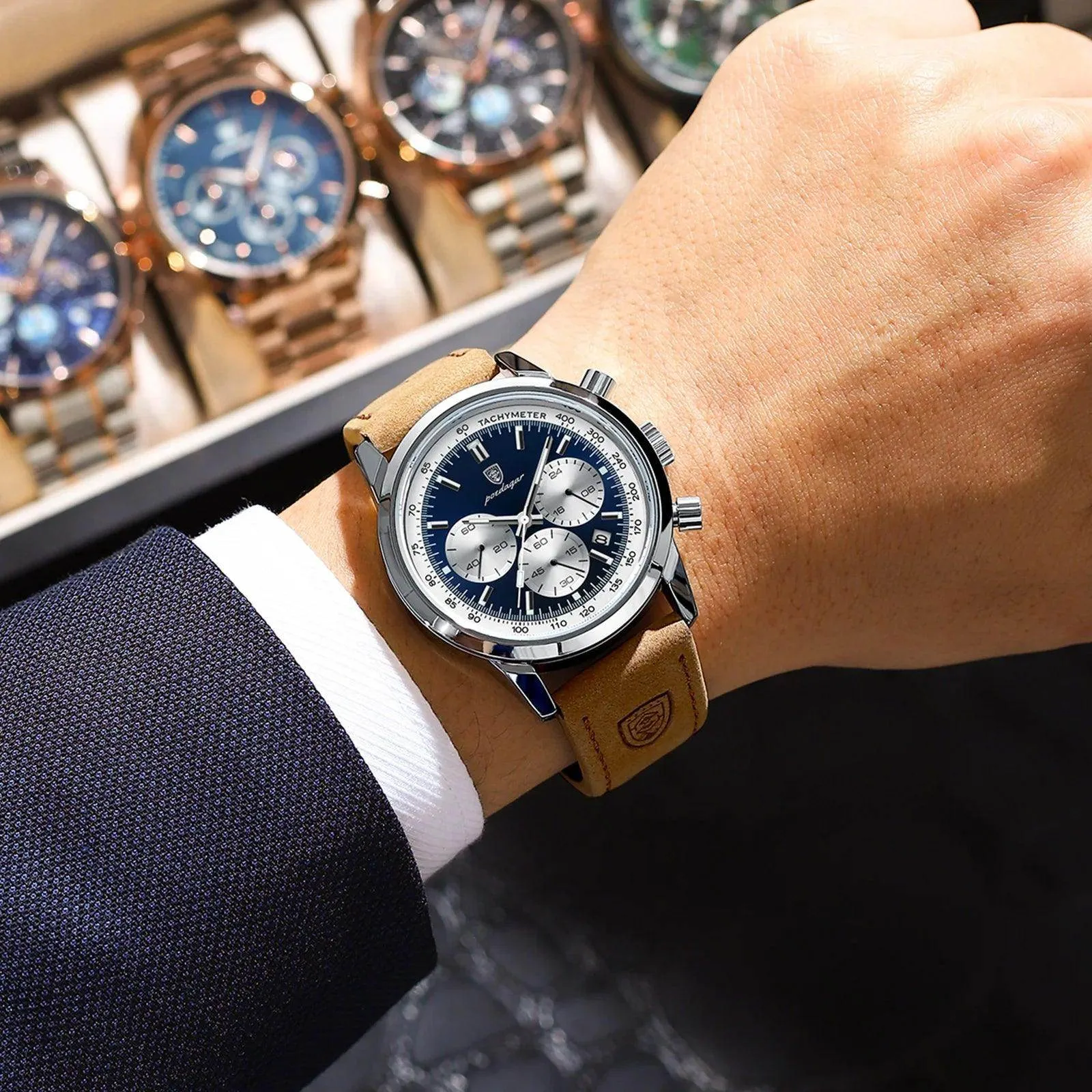 Luxury Mens Watch High Quality Waterproof Men's Wristwatch