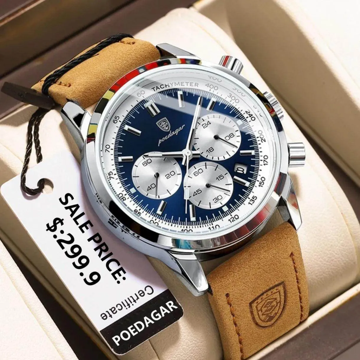 Luxury Mens Watch High Quality Waterproof Men's Wristwatch