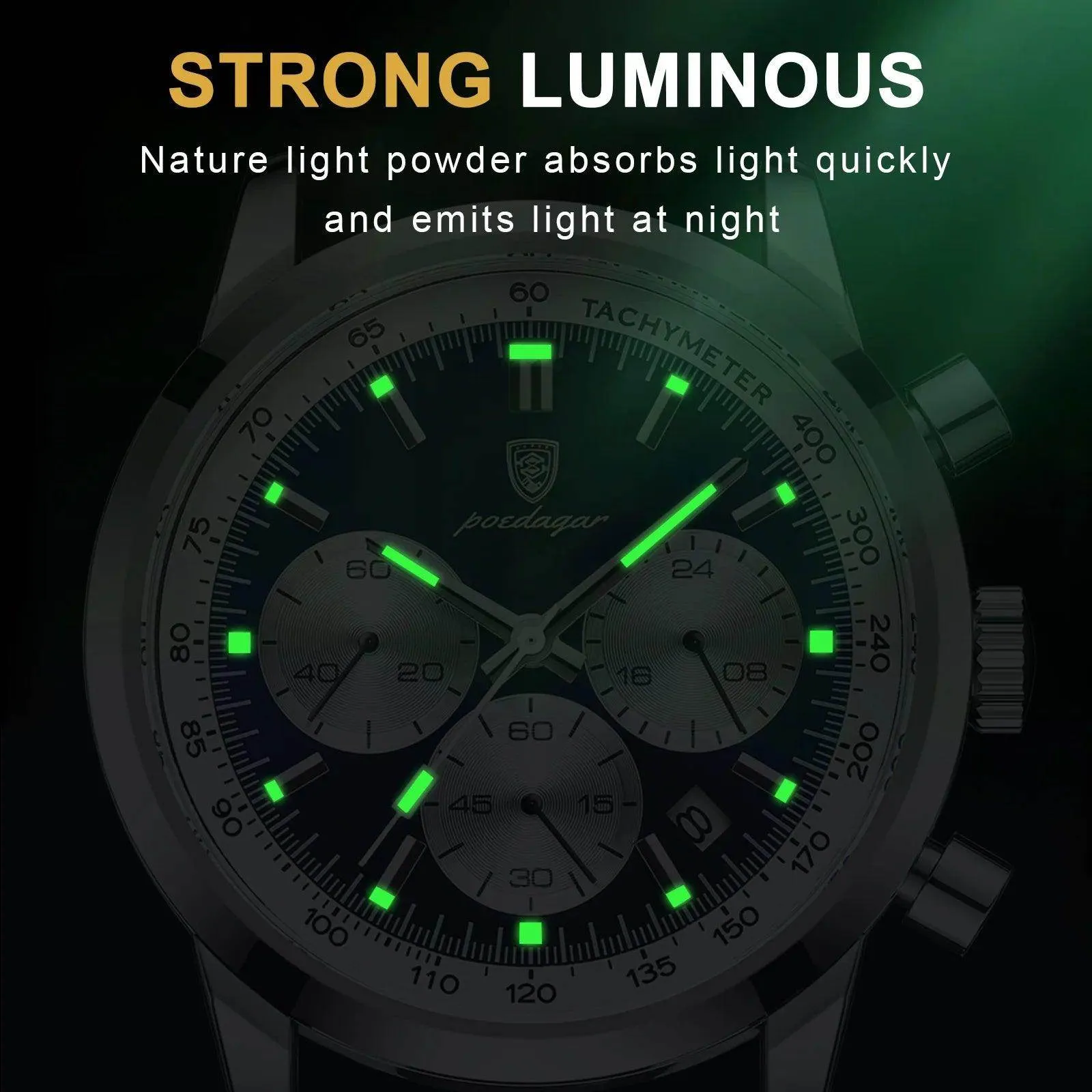 Luxury Mens Watch High Quality Waterproof Men's Wristwatch