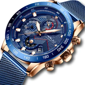 Luxury Mens Watches  - Waterproof Fashion Quartz Watch