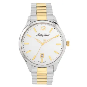 Mathey Tissot Men's Urban Metal White Dial Watch - H411MBI