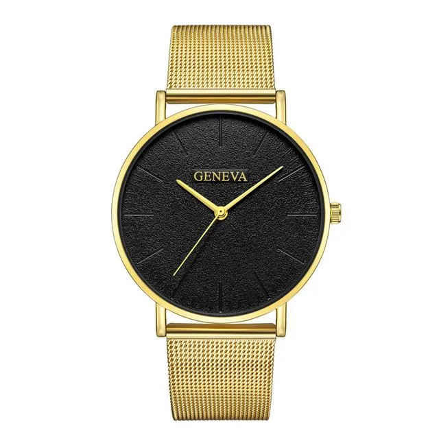 Men or Women Bayan Kol Saati Fashion  watch - Rose Gold, Silver, or Gold