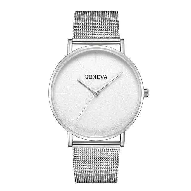 Men or Women Bayan Kol Saati Fashion  watch - Rose Gold, Silver, or Gold