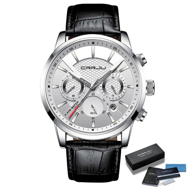 Men's Leather Strap Watches
