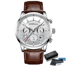 Men's Leather Strap Watches
