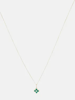 Mini Moroccan 14kt gold necklace