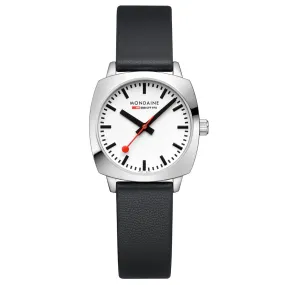 MONDAINE PETITE CUSHION, BLACK, 31 MM- MSL.31110.LBV