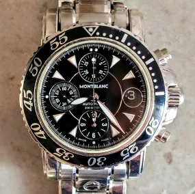 MONTBLAC Meisterstuck Sport Chronograph Watch 25 Jewels Ref. 7034