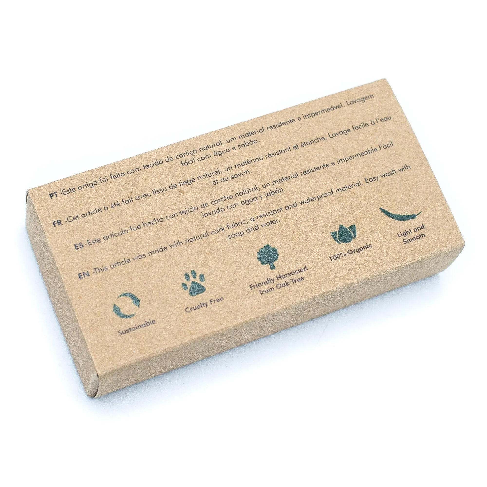 Natural cork leather unisex watch in box WA-194