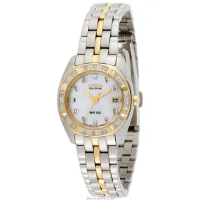 NEW Citizen Paladiıon EW1594-55D Ladies 26mm Bracelet Watch MSRP $495