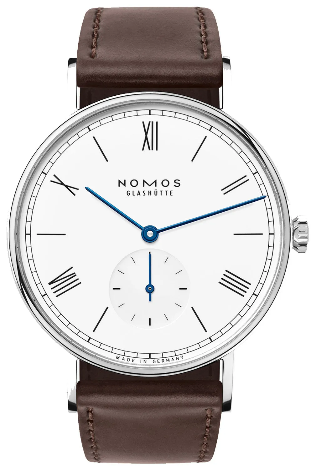 NG Watch Ludwig 38 White Enamel Sapphire Crystal